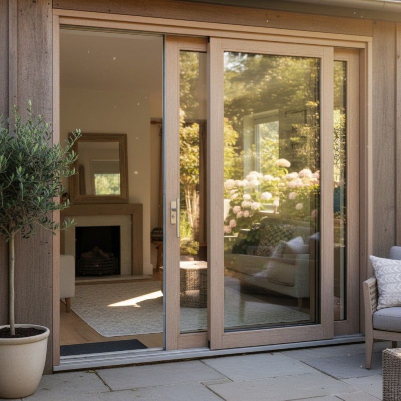 Wood Sliding Door Installation in Kansas City, KS